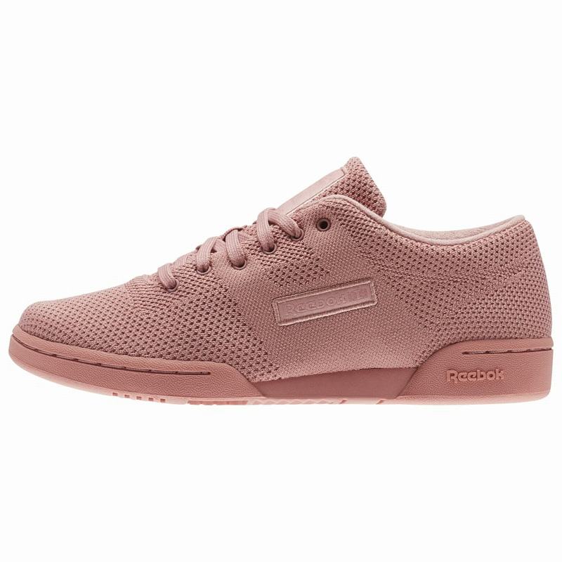 Reebok Workout Clean Ultraknit Tenisky Damske - Ruzove/Biele PX4050JL